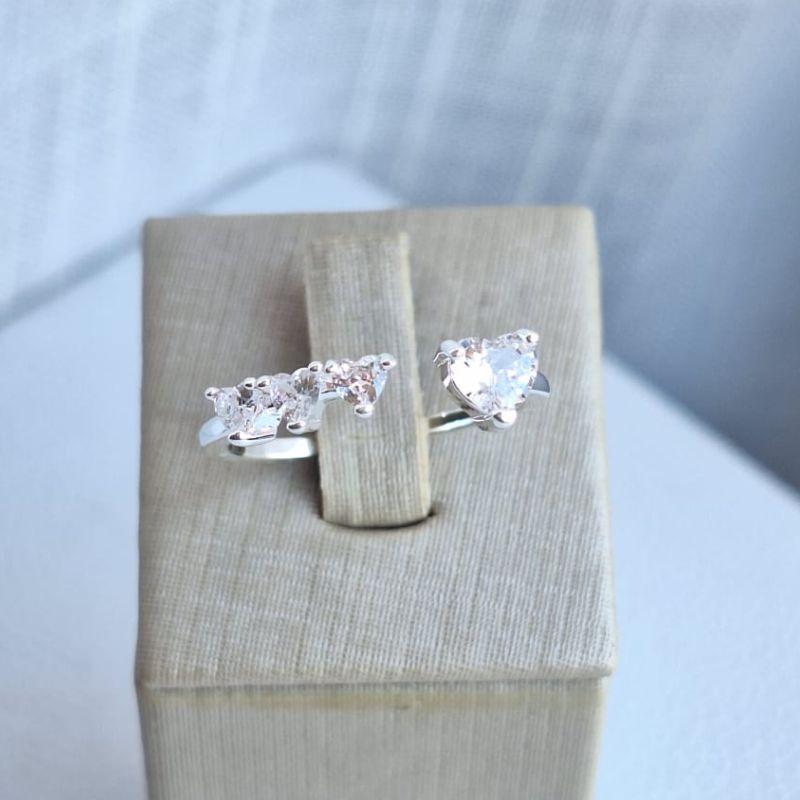 Anel Regulável 4 Corações