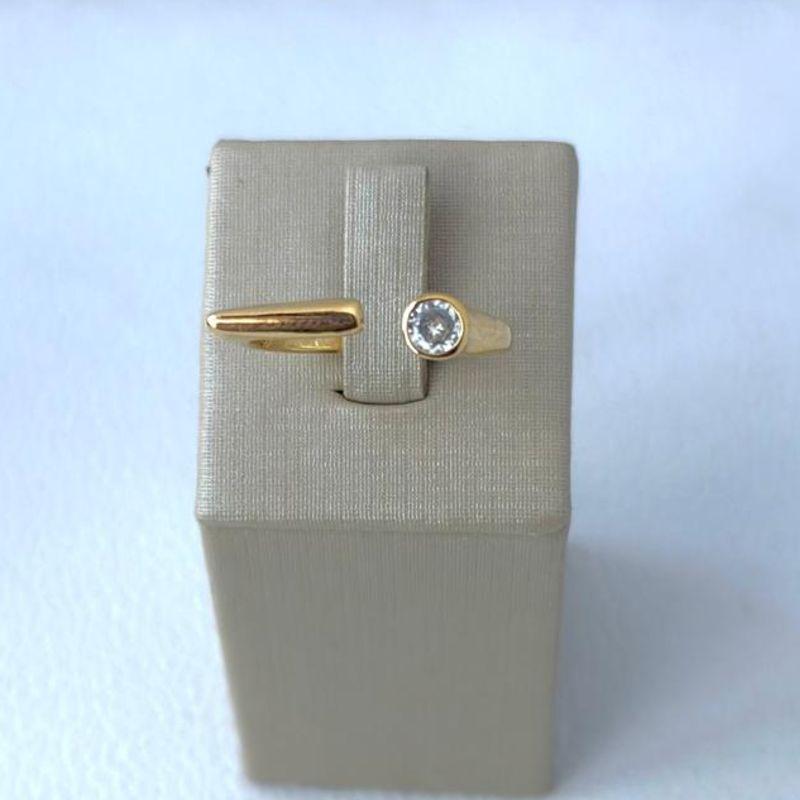 Anel Regulável Minimalista Quadrado