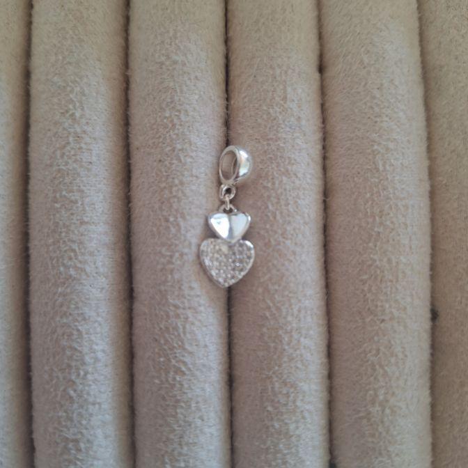 Berloque Dois Corações