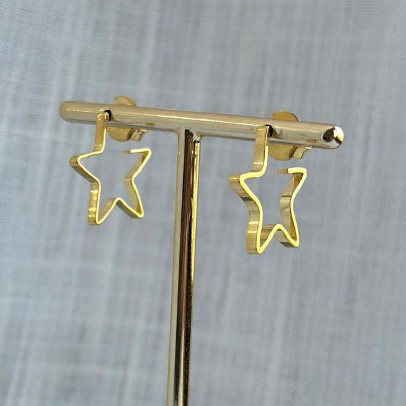 Brinco Argola  Estrela