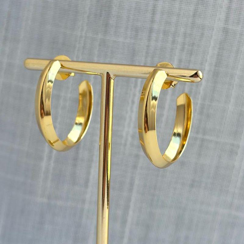 Brinco Argola Sextavado M