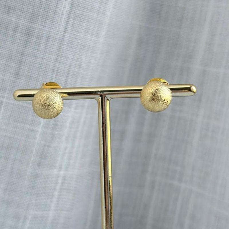 Brinco Bola Diamantada M