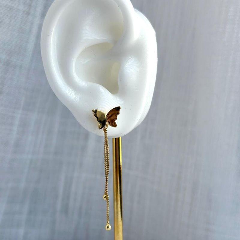 Brinco Borboleta Pendente