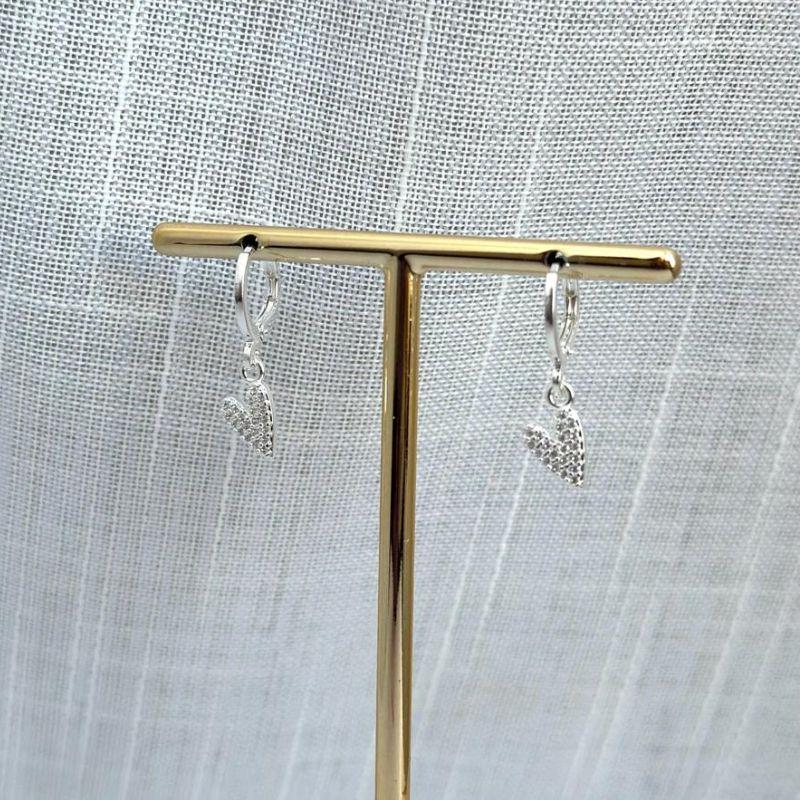 Brinco Coração Longo