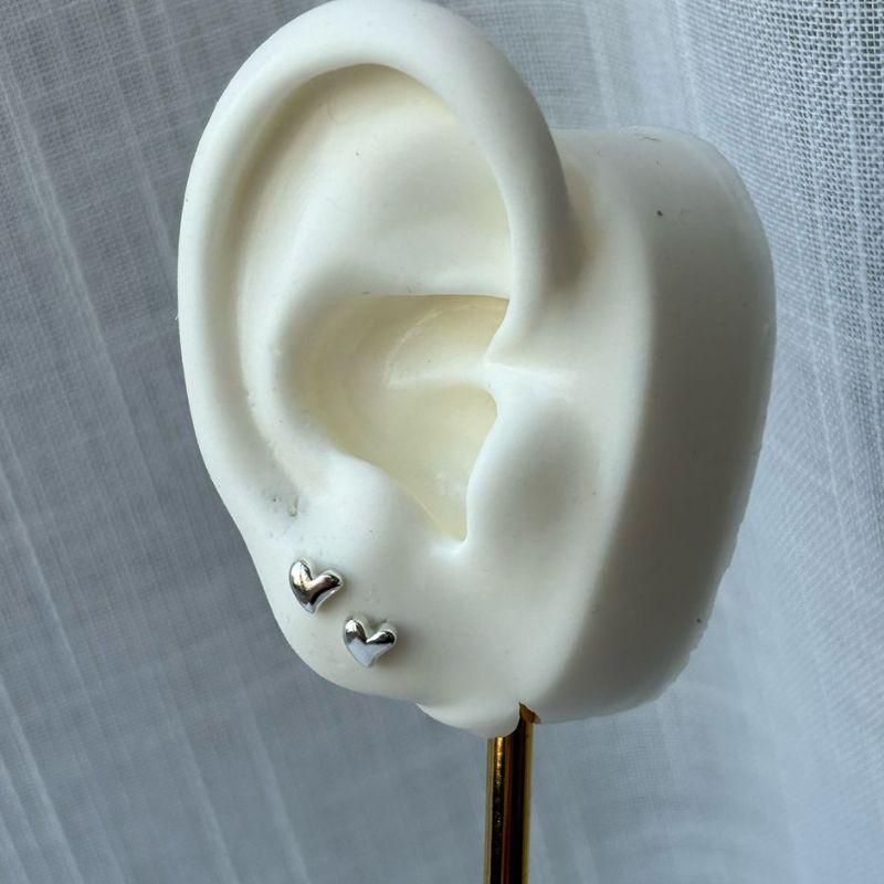 Brinco Coração Mini Par