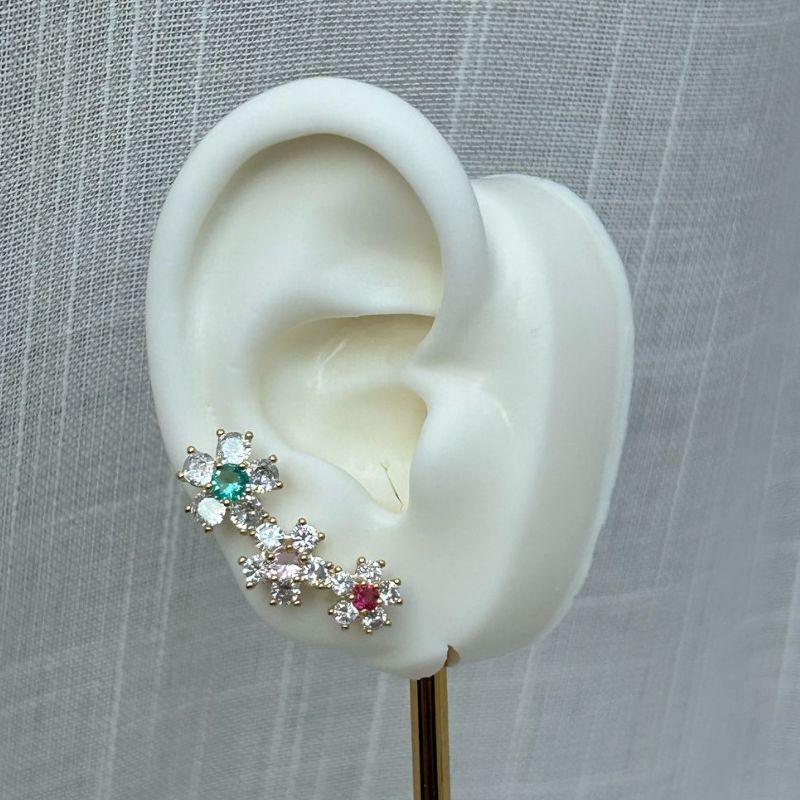 Brinco Ear  Caff Colorido