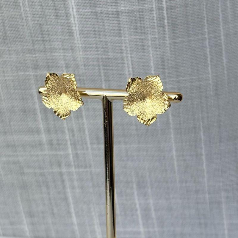 Brinco Flor Diamantado