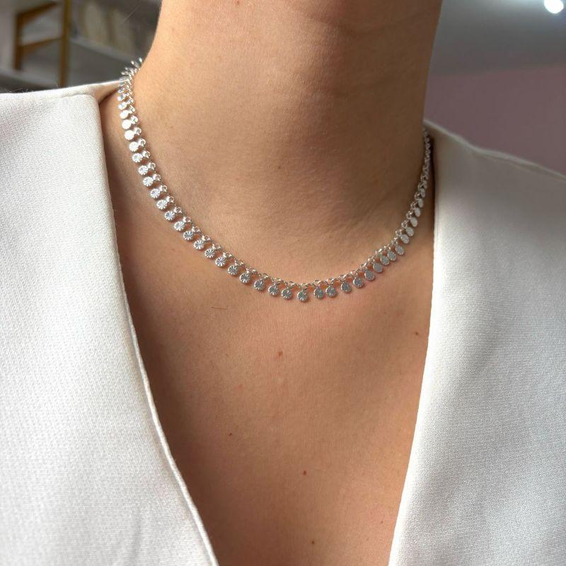 Colar Chapinha Dimantada