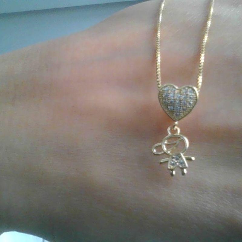 Colar Filho Menina/ Menino/Cachorro