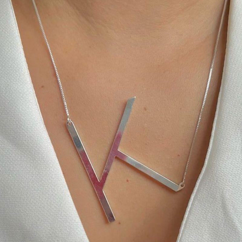 Colar Letra Grande K