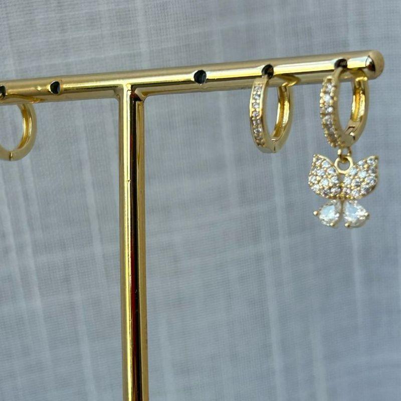 Conjunto de Brinco Borboleta