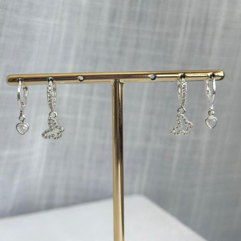 Conjunto de Brinco Borboleta