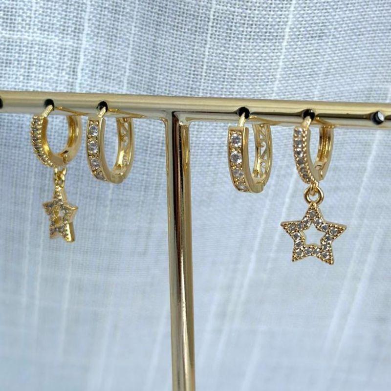 Conjunto de Brinco Estrela