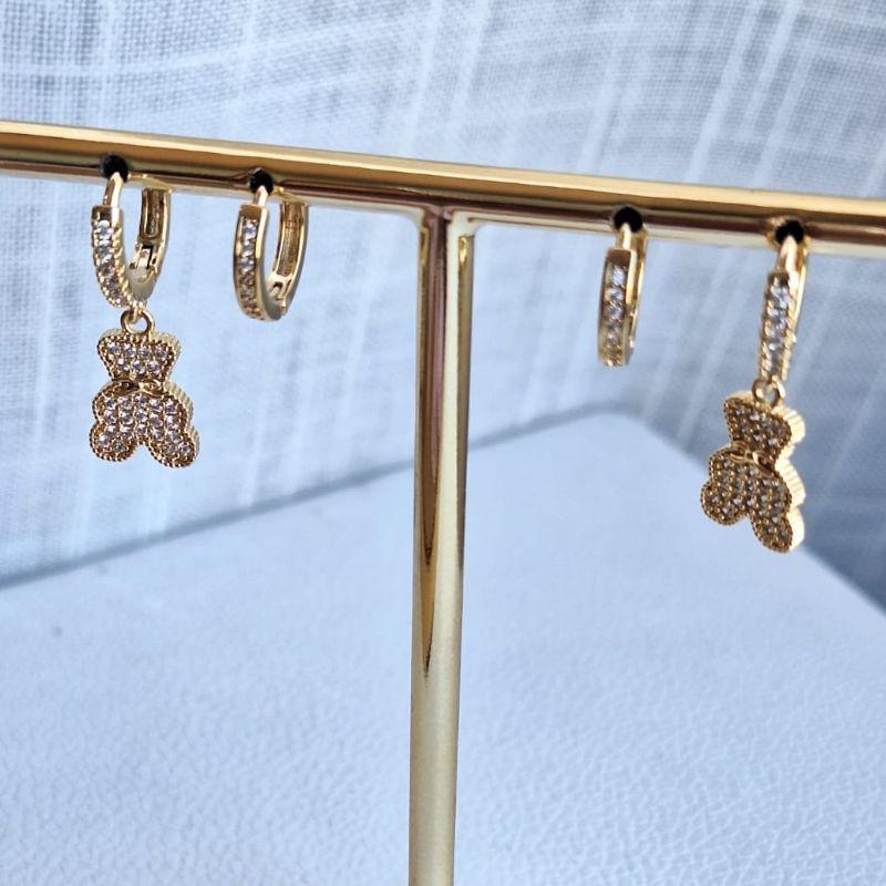 Conjunto de Brinco Ursinho