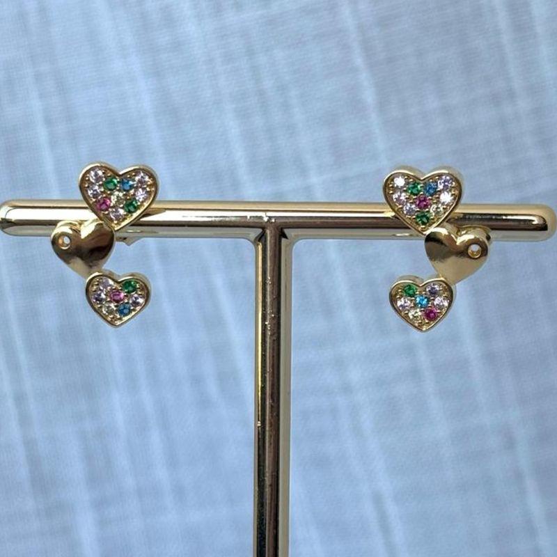 Brinco Coração Ear Cuff