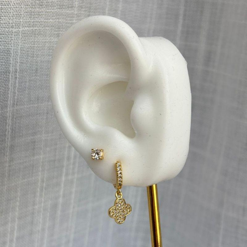 Conjunto de Brinco Trevo