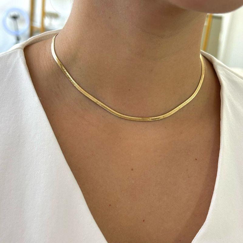 Choker Laminada Fita