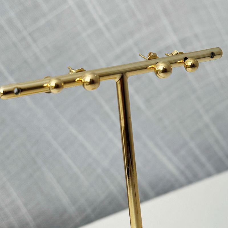 Conjunto de Brinco Esfera Diamantado P