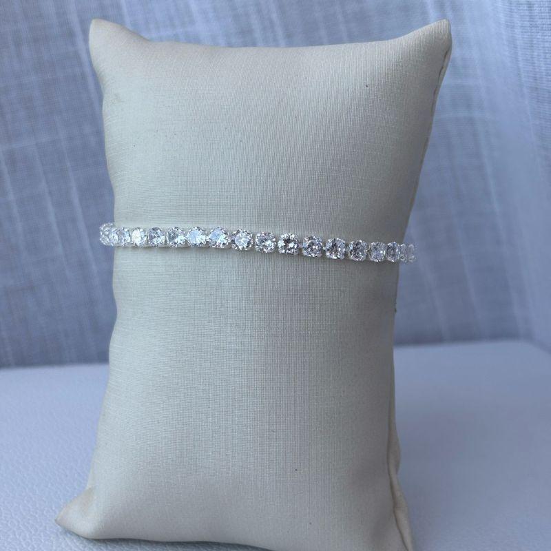 Pulseira Riviera Cristal 4 mm