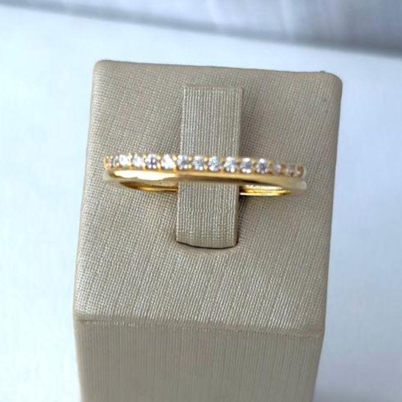 Anel quadrado Liso e Cravejado