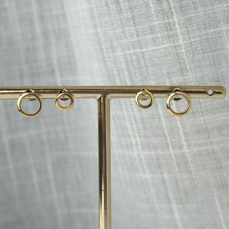 Conjunto de brinco Oval Minimalista