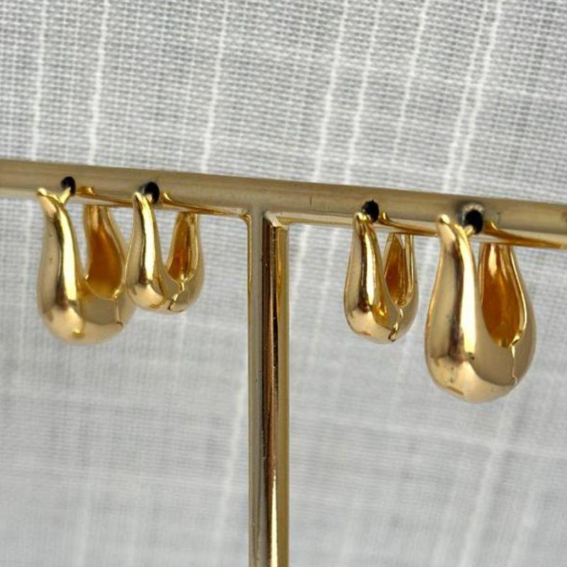 Conjunto de Argola Gota