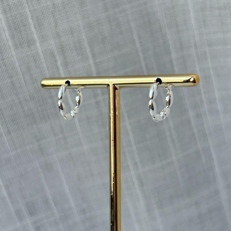 Brinco Argola Grão de Arroz