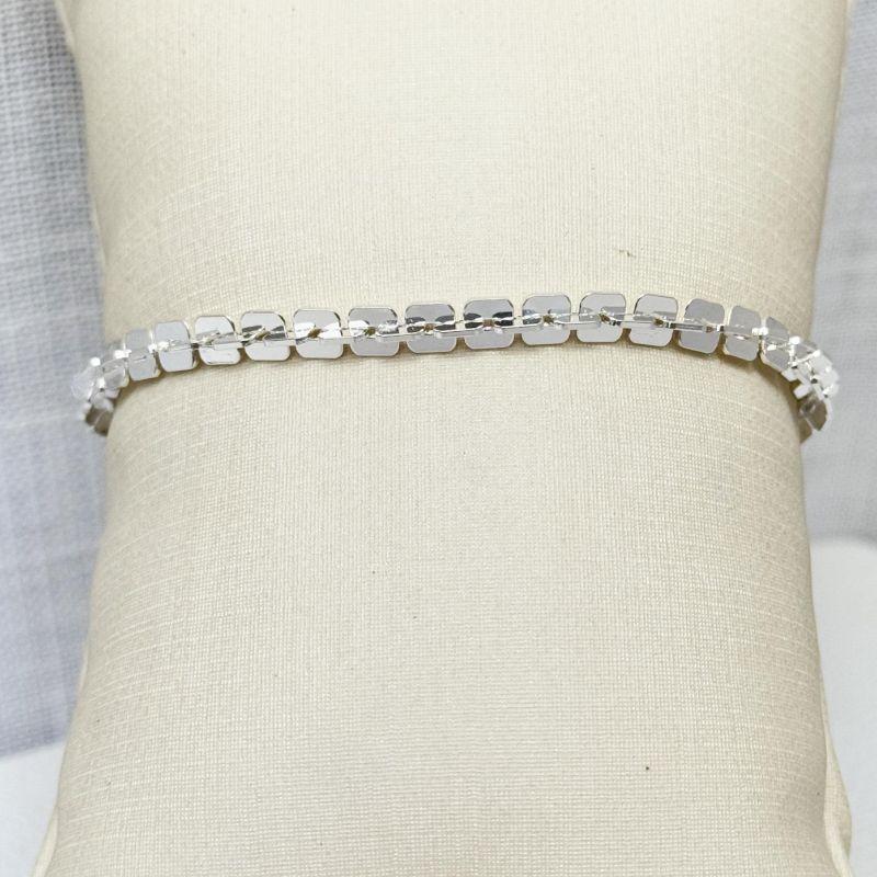 Pulseira Quadrada Laminada