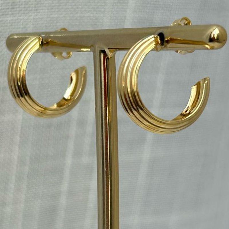 Brinco Argola Texturisado P