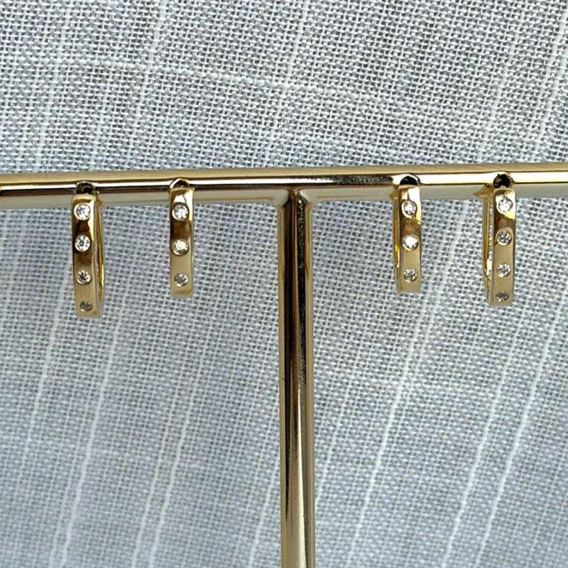 Conjunto de Brinco Quadrado