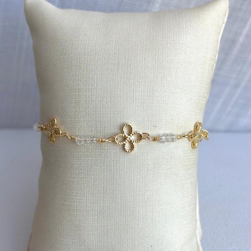 Pulseira Flor Vazada
