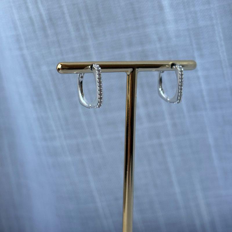 Brinco Argola Quadrada