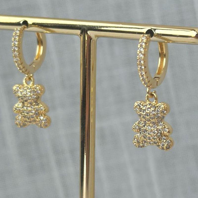 Brinco Argola Ursinho