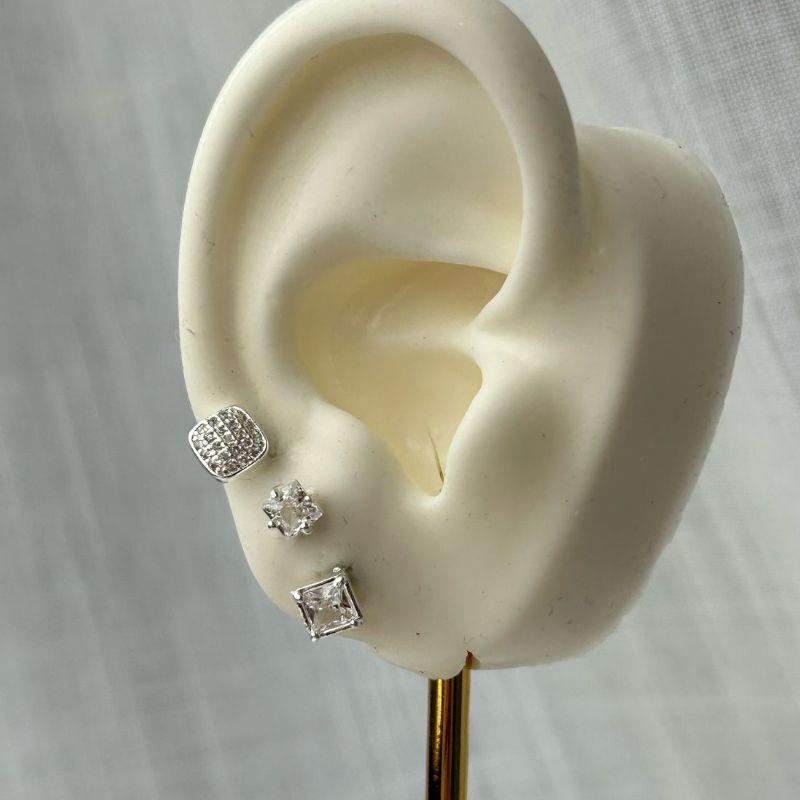 Trio de Brinco Ponto de Luz