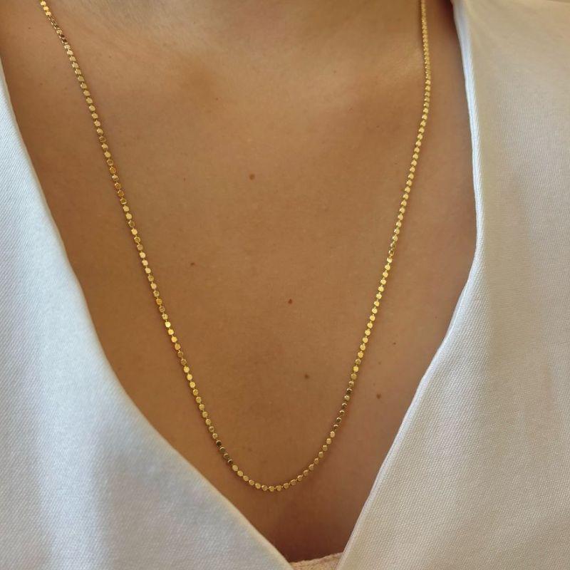 Colar Longo Miniplaquinha