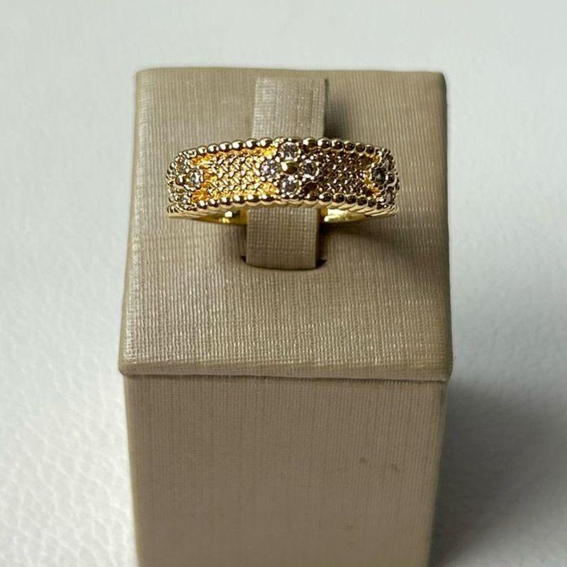 Anel Trevo Cravejado 16