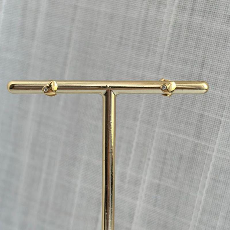 Brinco Coração com Pontinho de Luz