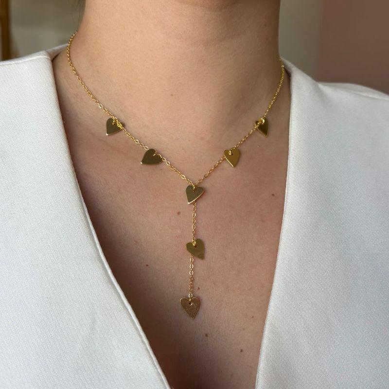 Colar Gravatinha Coração