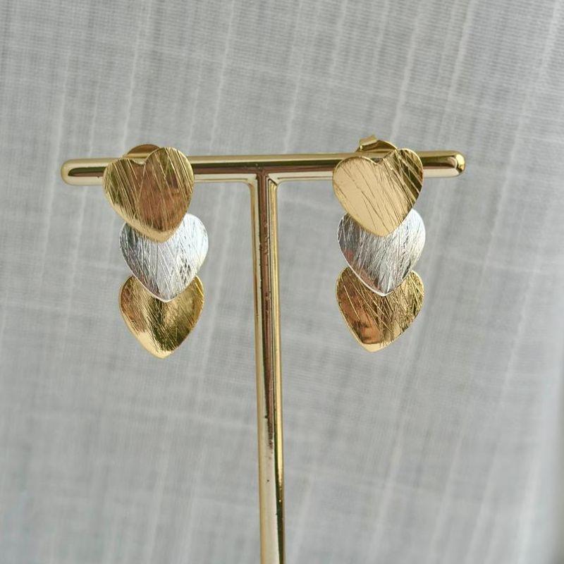 Brinco Coração Duo