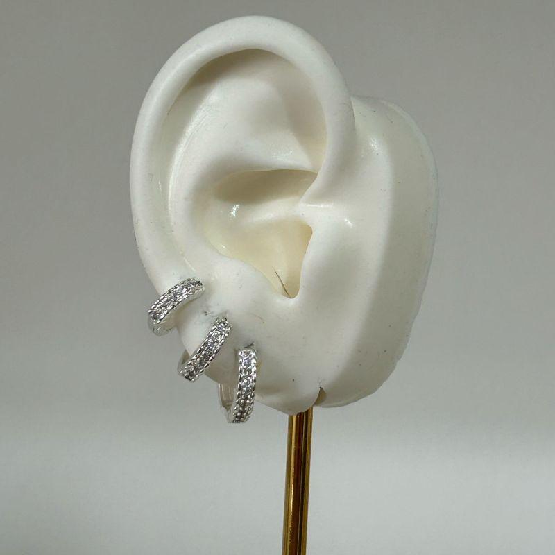 Trio de Brinco Argolinha