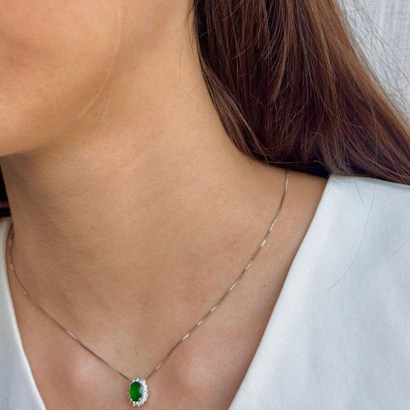 Conjunto  Esmeralda Ródio