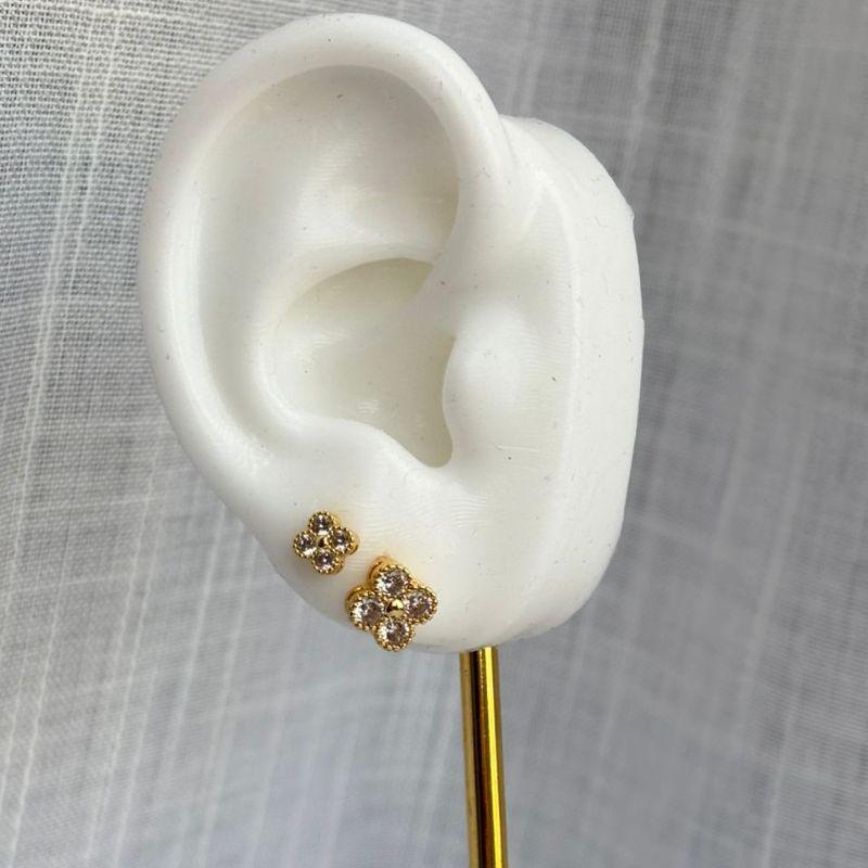 Conjunto de Brinco Trevo