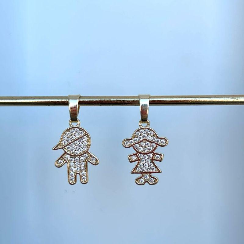 Pingente Menina ou Menino