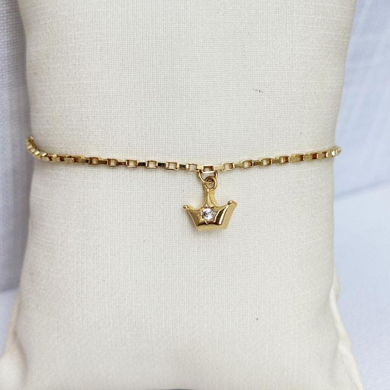 Pulseira Infantil Coroa