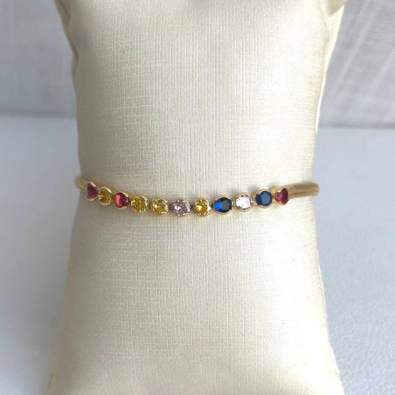 Pulseira Snker com Riviera