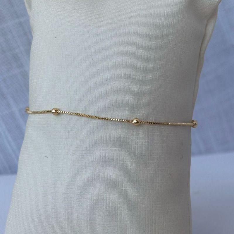 Pulseira Veneziana com Bolinha