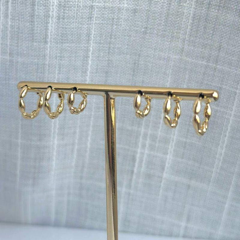 Trio de Brinco Argolinha